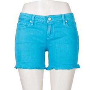 💖 Paige Jimmy Jimmy Frayed Hem Boyfriend Denim Shorts